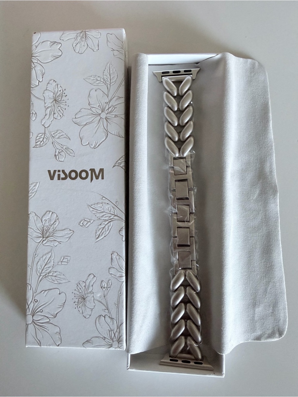 Silver Stainless Steel Link Bracelet for Women